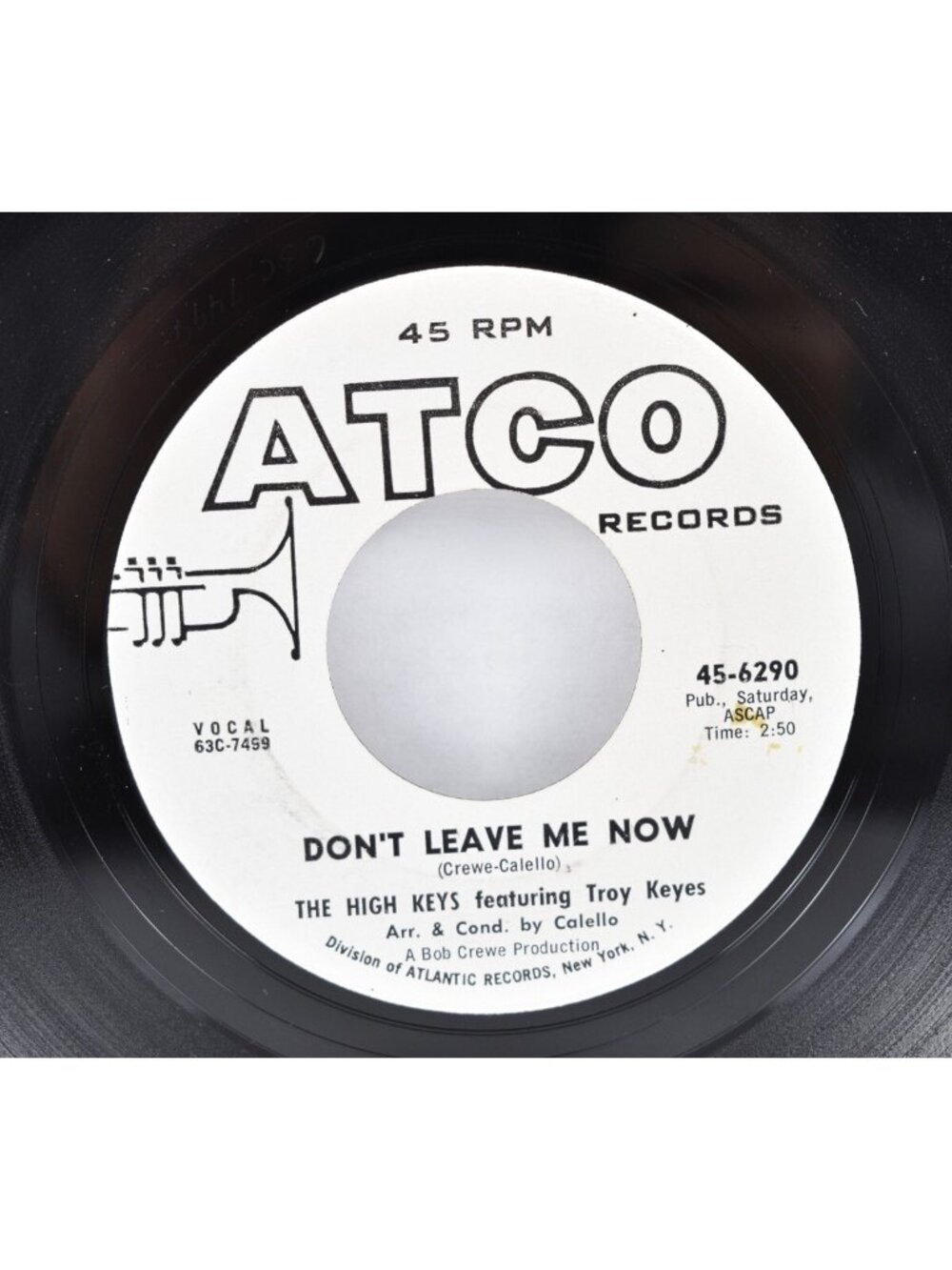 The High Keys - One Horse Town / Dont Leave Me Now Northern Soul 45 EX Condition - Picture 4 of 4